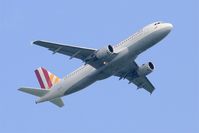 D-AIQE @ LFPG - Airbus A320-211, Take off rwy 06R, Roissy Charles De Gaulle airport (LFPG-CDG) - by Yves-Q