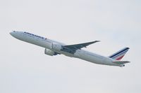 F-GSQH @ LFPG - Boeing 777-328-ER, Take off rwy 08L, Roissy Charles De Gaulle airport (LFPG-CDG) - by Yves-Q