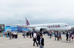 A7-BCV @ LFPB - Boeing 787-8 of Qatar Airways at the Aerosalon 2015, Paris