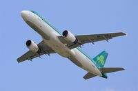 EI-DEJ @ LFPG - Airbus A320-214, Take off rwy 27L, Roissy Charles De Gaulle airport (LFPG-CDG) - by Yves-Q