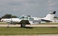 N27VM @ KOSH - Beech D55 - by Mark Pasqualino