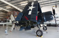 N72NW @ OLM - Goodyear FG-1D Corsair c/n 3697 owned by OLYMPIC JET INC. of Olympia WA, USA - by RAFOHunter
