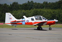 G-CBBC @ EGLK - Scottish Aviation Bulldog T.1 at Blackbushe. - by moxy