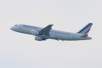 F-GKXV @ LFPG - Airbus A320-214, Take off rwy 08L, Roissy Charles De Gaulle airport (LFPG-CDG) - by Yves-Q