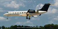 N400AJ @ BWI - Gulfstream G-IV arriving at BWI Airport MD. - by J.G. Handelman