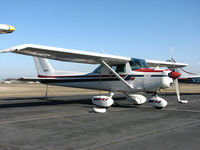 N69FT @ EDU - 1978 Cessna 152 in old colors with Horton STOL Craft titles on wingtip @ University Airport, Davis, CA (cancelled from USCAR 2010-01-20 as sold to Brazil) - by Steve Nation