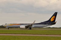 A6-FDC @ EGSH - Returning from first test flight as Jet Airways. - by keithnewsome