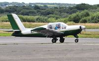 EI-BJK @ EGFH - Visiting SOCATA Rallye Galopin. Previously registered F-GBKY. - by Roger Winser
