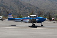 N8667H @ SZP - 1947 North American NAVION, Continental IO-520 285 Hp upgrade, landing roll Rwy 22, Young Eagles flight - by Doug Robertson