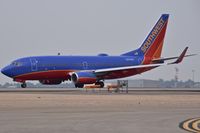 N265WN @ KBOI - Take off roll on RWY 10L. - by Gerald Howard