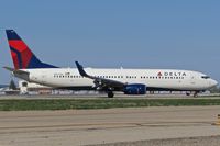 N3773D @ KBOI - Taxiing on Delta to the ramp. - by Gerald Howard