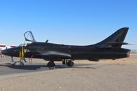 N81827 @ KBOI - Parked on the south GA ramp.  It is a Hawker Hunter!! - by Gerald Howard