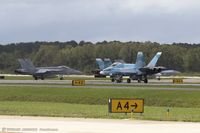 164632 @ KNTU - Hornets getting ready for take off at  NAS Oceana, VA - by Dariusz Jezewski www.FotoDj.com