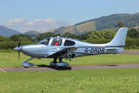 G-DRDR @ EGCW - Arriving at Welshpool - by BRIAN NICHOLAS