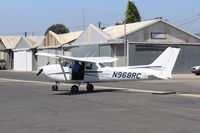 N968RC @ SZP - 1984 Cessna 172P SKYHAWK, Lycoming O-320-D2J 160 Hp, taxi to Fuel Dock - by Doug Robertson