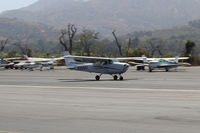 N968RC @ SZP - 1984 Cessna 172P SKYHAWK, Lycoming IO-360-D2J 160 Hp, landing roll Rwy 22 - by Doug Robertson