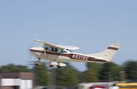 N831DC @ KOSH - Cessna 182 departing Airventure - by Eric Olsen