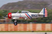 N62382 @ KFRG - North American SNJ-2 Texan  C/N 2039 - Geico Skytypers, N62382 - by Dariusz Jezewski www.FotoDj.com