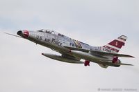 N2011V @ KYIP - North American F-100F Super Sabre C/N 56-3948, N2011V