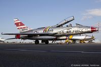 N2011V @ KYIP - North American F-100F Super Sabre C/N 56-3948, N2011V