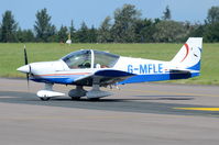 G-MFLE @ EGSH - Just landed at Norwich. - by Graham Reeve
