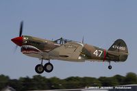 N40PE @ KOSH - Curtiss P-40E Warhawk  C/N AK905, NX40PE