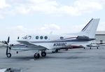 N3818C @ E16 - Beechcraft E-90 King Air at Santa Clara County airport, San Martin CA