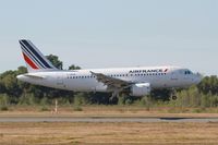 F-GRXB @ LFBD - Airbus A319-111, Landing rwy 05, Bordeaux Mérignac airport (LFBD-BOD) - by Yves-Q