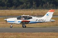 F-GTYJ @ LFBD - Socata TB-20 Trinidad GT, Taxiing to holding point Delta rwy 05, Bordeaux Mérignac airport (LFBD-BOD) - by Yves-Q