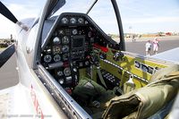 N151CF @ KRDG - Cockpit of North American P-51D Mustang The Rebel  C/N 44-84933N, NL151CF - by Dariusz Jezewski www.FotoDj.com