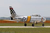 N188RL @ KYIP - North American F-86F (CWF86-F-30-NA) Sabre Smokey  C/N 524986CW, NX188RL