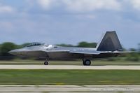 08-4161 @ KOSH - F-22 Raptor 08-4161 FF from 94th FS Hat in the Ring 1st FW Langley AFB, VA - by Dariusz Jezewski www.FotoDj.com