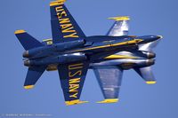 163106 @ KOQU - F/A-18A Hornet 163106 C/N 0495 from Blue Angels Demo Team  NAS Pensacola, FL - by Dariusz Jezewski www.FotoDj.com