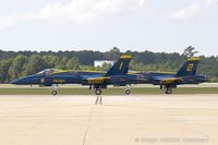 163754 @ KNTU - F/A-18C Hornet 163754 C/N 0817 from Blue Angels Demo Team  NAS Pensacola, FL - by Dariusz Jezewski www.FotoDj.com