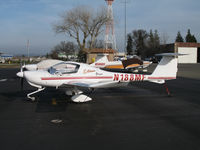 N188MF @ KLHM - Locally-based 1995 Diamond DA-20A-1 Katana @ Lincoln Regional Airport (Karl Harder Field), CA - by Steve Nation