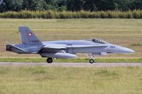 J-5020 @ LFRJ - Swiss Air Force McDonnell Douglas FA-18C Hornet, Taxiing rwy 26, Landivisiau Naval Air Base (LFRJ) Tiger Meet 2017 - by Yves-Q