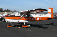 N7045T @ KAUN - Locally-based, straight tail 1959 Cessna 172 Skyhawk @ Auburn Municipal Airport, CA - by Steve Nation