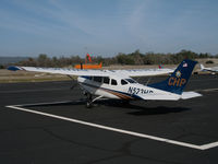 N523HP @ KAUN - California Highway Patrol CHP 2001 Cessna T206H Turbo Stationair showing HIGHWAY PATROL titles on top of wings @ Auburn Municipal Airport, CA home base (to RV Aviation Services, Miami, FL 2016-08-19 then cancelled from USCAR 2016-11-08 as exported to Vene - by Steve Nation