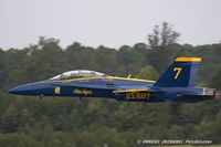 163464 @ KOSH - F/A-18D Hornet 163464  from Blue Angels Demo Team  NAS Pensacola, FL - by Dariusz Jezewski www.FotoDj.com