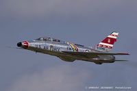 N2011V @ KYIP - North American F-100F Super Sabre  C/N 243-224, N2011V