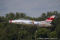 N2011V @ KYIP - North American F-100F Super Sabre  C/N 243-224, N2011V
