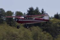 N3070B @ KPAE - Cessna 195B landing - by Eric Olsen