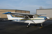 N736LK @ KLHM - Locally-based 1977 Cessna R172K Skyhawk @ Lincoln Regional Airport (Karl Harder Field), CA - by Steve Nation