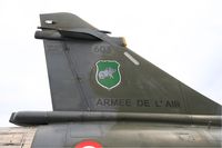 603 @ LFBD - Dassault Mirage 2000D, Close view of tail, Bordeaux-Mérignac Air Base 106 (LFBD-BOD) Open day 2017 - by Yves-Q