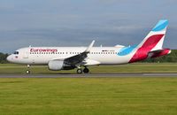 D-AIZQ @ EGCC - Eurowings A320 departing - by FerryPNL