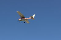 N714HH @ SZP - 1977 Cessna 150M, Cotinental O-200 100 Hp, takeoff climb Rwy 22 - by Doug Robertson