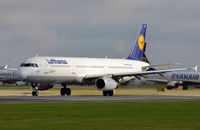 D-AISF @ EGCC - Lufthansa A321 powering up. - by FerryPNL