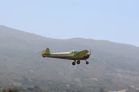 N93812 @ SZP - 1946 ERCO ERCOUPE 415-C, Continental A&C75 75 Hp upgrade, takeoff climb Rwy 22 - by Doug Robertson