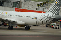 EC-MAI @ EHAM - vueling a320 tail at schiphol - by fink123