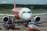 HS-BBQ @ VTSG - Air asia ready for pushback - by fink123